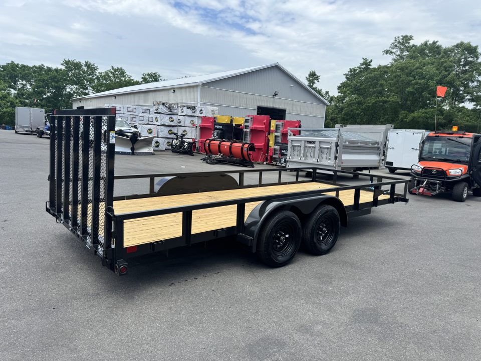 New 2027 Big Tex Trailers 70PI-18R1A-4PBK-BRK2 7X18 TA Utility Trailer