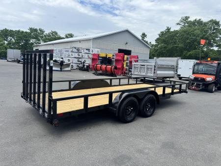 New 2027 Big Tex Trailers 70PI-18R1A-4PBK-BRK2 7X18 TA Utility Trailer