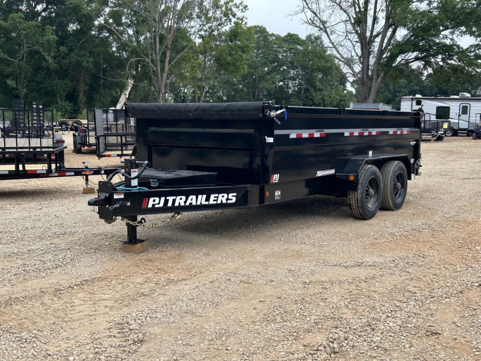 New 2026 PJ Trailers 7x16 TA 25k DE Dump Trailer