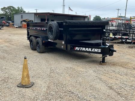 New 2026 PJ Trailers 7x16 TA 25k DE Dump Trailer