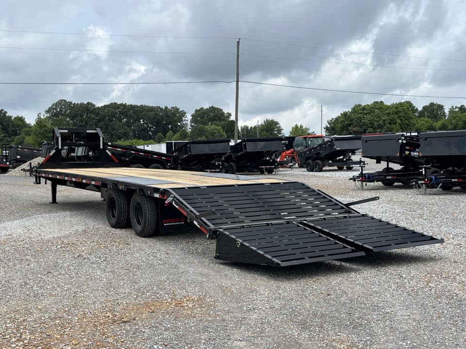 New 2027 MAXXD Gooseneck Flatbed Trailer | 102" x 32' 25.9K GVWR