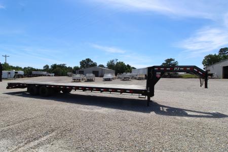 Used 2022 PJ Trailers 30+5 GN Flatbed Trailer