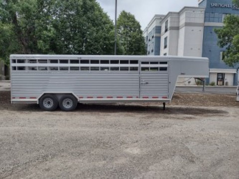 New 2027 Trails West Hotshot 24' Stock Trailer