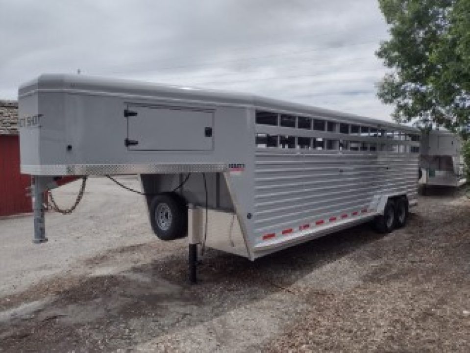 New 2027 Trails West Hotshot 24' Stock Trailer