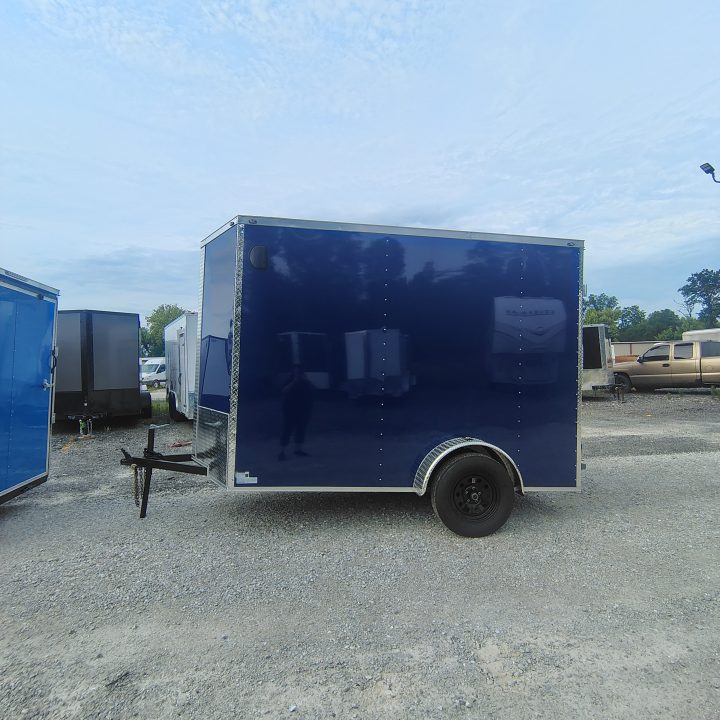 New 2026 Mammoth 6x10 SA, 7' interior height, 3.5k axle, .080 polycore with barn doors Cargo / Enclosed Trailer