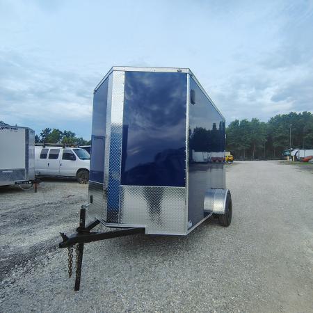 New 2026 Mammoth 6x10 SA, 7' interior height, 3.5k axle, .080 polycore with barn doors Cargo / Enclosed Trailer