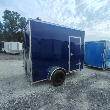 New 2026 Mammoth 6x10 SA, 7' interior height, 3.5k axle, .080 polycore with barn doors Cargo / Enclosed Trailer