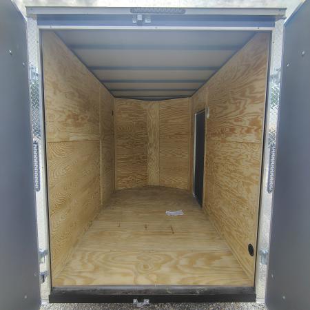 New 2026 Mammoth 6x10 SA, 7' interior height, 3.5k axle, .080 polycore with barn doors Cargo / Enclosed Trailer