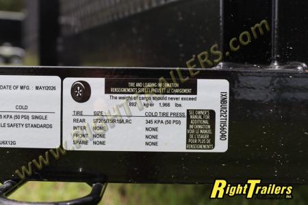 New 2026 6X12 Triple Crown Utility Trailer