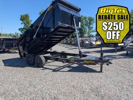 New 2027 Big Tex Trailers 7x16 TD Heavy Duty 15.4K Telescopic Dump w/ Slide-In Ramps & 4' Sides Dump Trailer