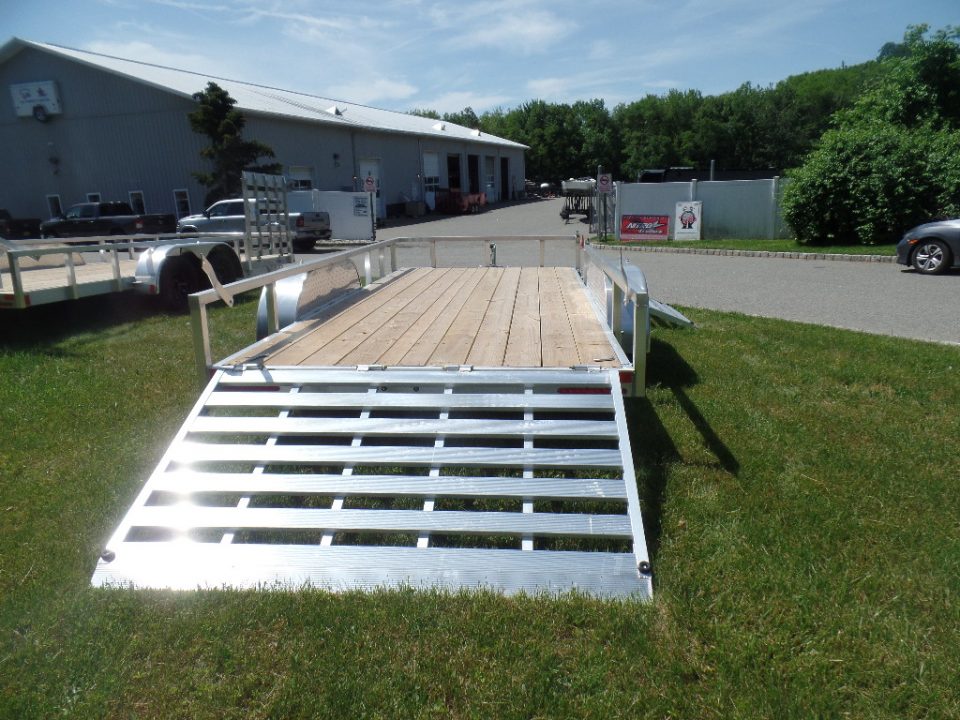 New 2026 ALCOM EXAMPLE / 79.5" wide deck by 16 ft. long with side ramp Landscape Trailer