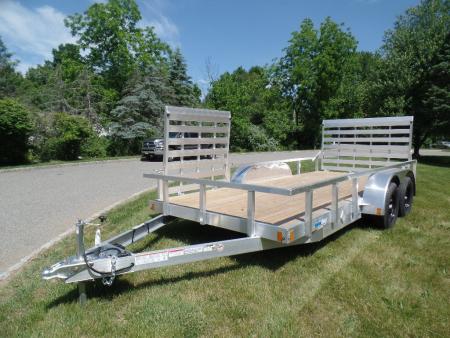 New 2026 ALCOM 79.5  wide deck by 16 ft. long with side ramp Landscape Trailer