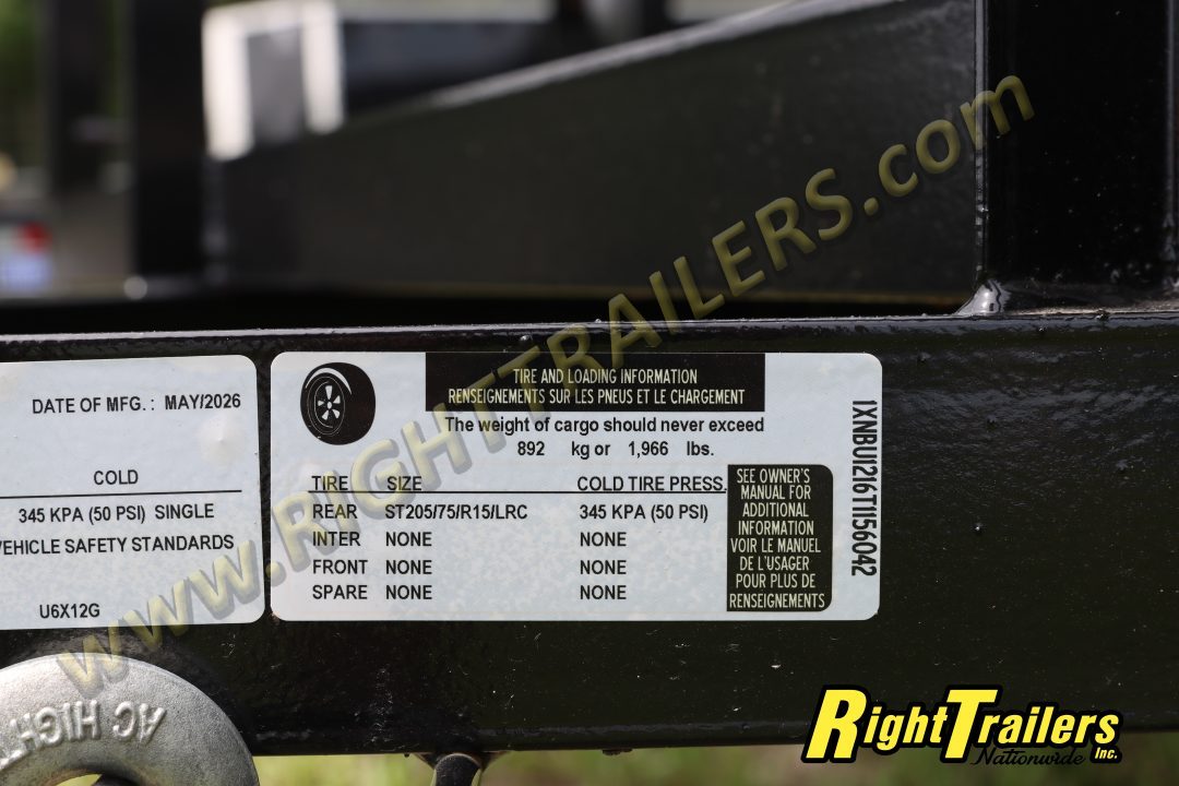 New 2026 6X12 Triple Crown Utility Trailer
