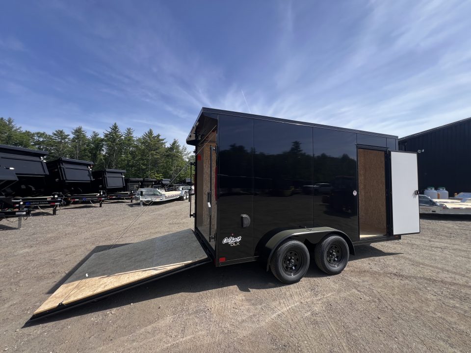 New 2026 Pace American 7x14 + 2ft V nose/ Rear Spoiler/ Polycore / Blackout - 7000GVW