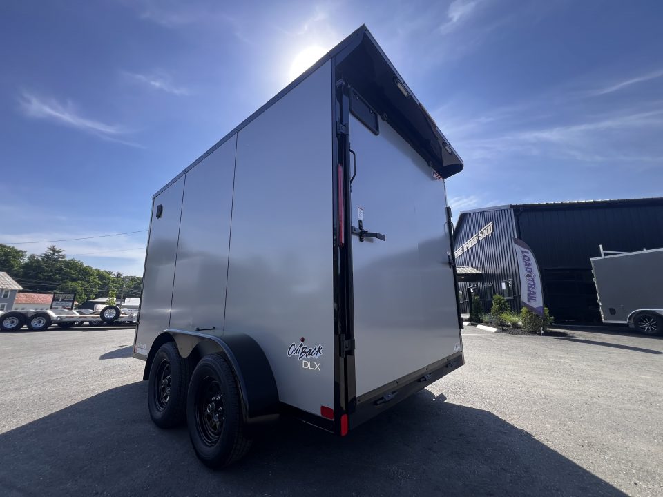 New 2026 Pace American 7x12 + 2ft V nose/ Rear Spoiler/ Polycore / Blackout - 7000GVW