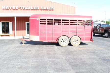 Used 2005 Delta Trailers BUMPER PULL Stock / Stock Combo Trailer
