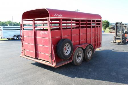 Used 2005 Delta Trailers BUMPER PULL Stock / Stock Combo Trailer