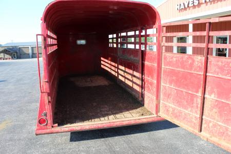 Used 2005 Delta Trailers BUMPER PULL Stock / Stock Combo Trailer
