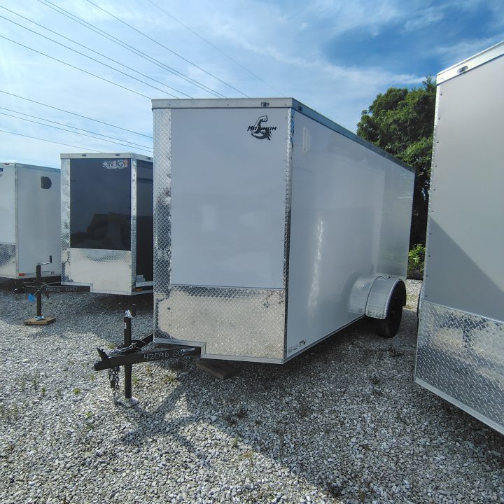 New 2026 Maximum Cargo Trailers 6X12 SA, 6'6" interior height, 3.5k axle, .080 polycore Cargo / Enclosed Trailer