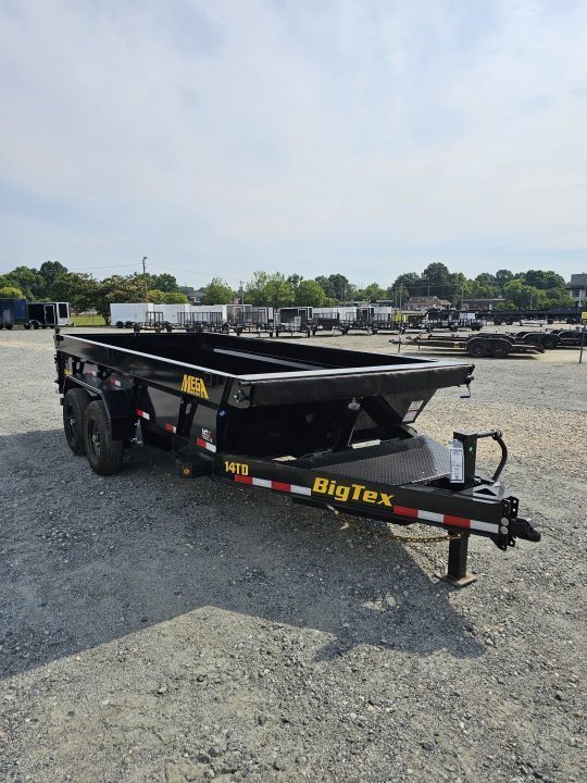 New 2027 Big Tex Trailers 7x16 TD Heavy Duty 15.4K Telescopic Dump w/ Slide-In Ramps Dump Trailer