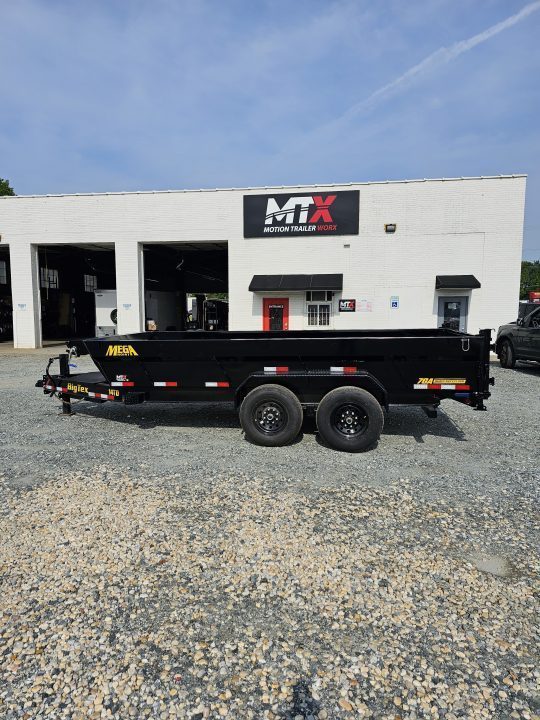 New 2027 Big Tex Trailers 7x16 TD Heavy Duty 15.4K Telescopic Dump w/ Slide-In Ramps Dump Trailer