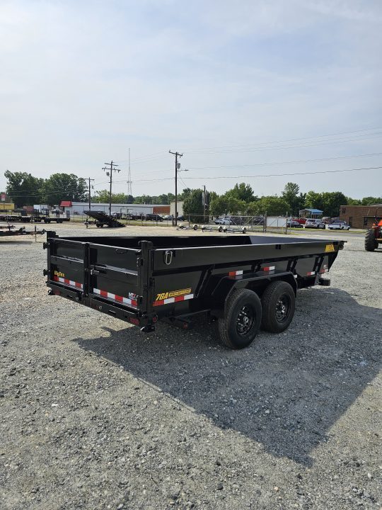 New 2027 Big Tex Trailers 7x16 TD Heavy Duty 15.4K Telescopic Dump w/ Slide-In Ramps Dump Trailer