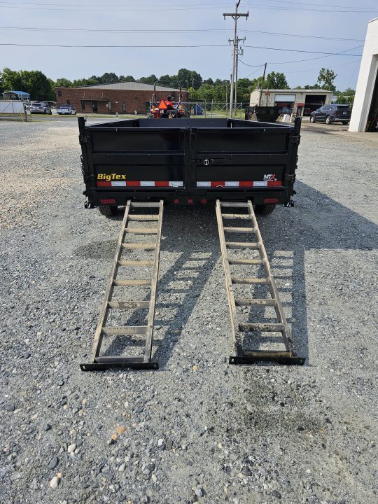 New 2027 Big Tex Trailers 7x16 TD Heavy Duty 15.4K Telescopic Dump w/ Slide-In Ramps Dump Trailer