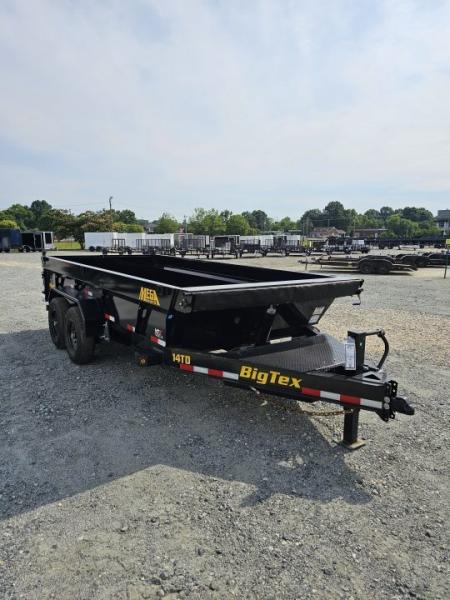 New 2027 Big Tex Trailers 7x16 TD Heavy Duty 15.4K Telescopic Dump w/ Slide-In Ramps Dump Trailer