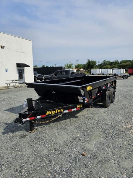 New 2027 Big Tex Trailers 7x16 TD Heavy Duty 15.4K Telescopic Dump w/ Slide-In Ramps Dump Trailer