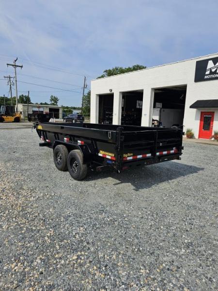 New 2027 Big Tex Trailers 7x16 TD Heavy Duty 15.4K Telescopic Dump w/ Slide-In Ramps Dump Trailer