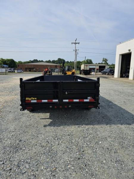 New 2027 Big Tex Trailers 7x16 TD Heavy Duty 15.4K Telescopic Dump w/ Slide-In Ramps Dump Trailer