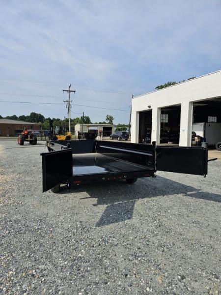 New 2027 Big Tex Trailers 7x16 TD Heavy Duty 15.4K Telescopic Dump w/ Slide-In Ramps Dump Trailer