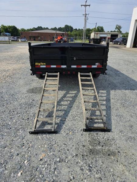 New 2027 Big Tex Trailers 7x16 TD Heavy Duty 15.4K Telescopic Dump w/ Slide-In Ramps Dump Trailer