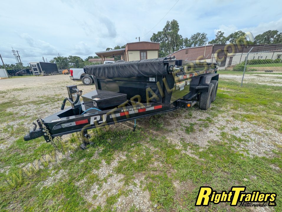Used 2022 7X14 PJ Dump Trailer