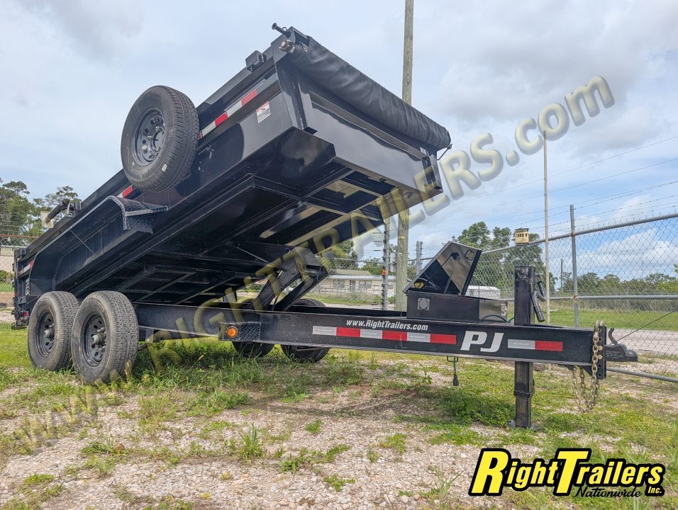 Used 2022 7X14 PJ Dump Trailer