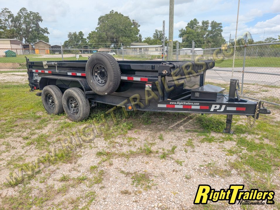 Used 2022 7X14 PJ Dump Trailer