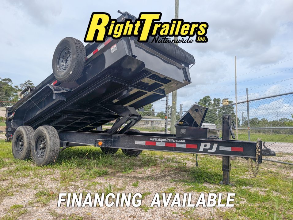 Used 2022 7X14 PJ Dump Trailer