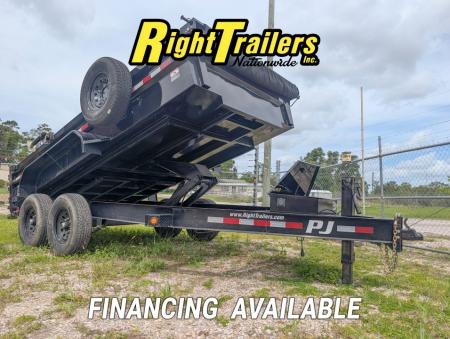 Used 2022 7X14 PJ Dump Trailer