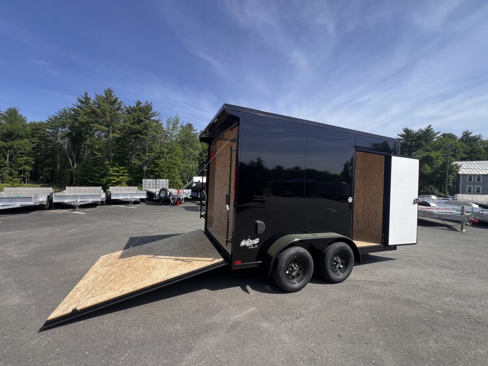 New 2026 Pace American 7x12 + 2ft V nose/ Rear Spoiler/ Polycore / Blackout - 7000GVW