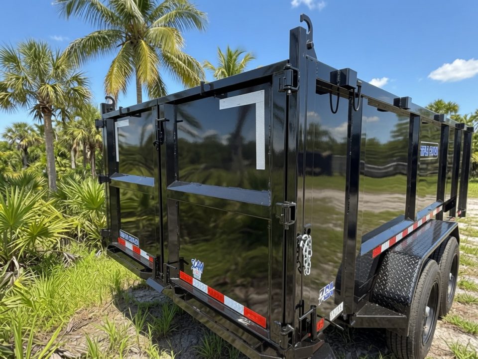 New 2026 Triple Crown Trailers 7x16 Gooseneck Dump Trailer – 16K GVWR | 4' High Sides | Heavy-Duty Dump Trailer