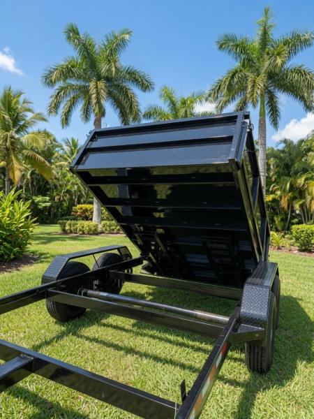 New 2026 Triple Crown Trailers 7x16 Gooseneck Dump Trailer – 16K GVWR | 4' High Sides | Heavy-Duty Dump Trailer