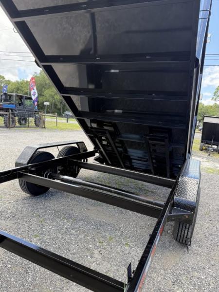 New 2026 Triple Crown Trailers 7x16 Gooseneck Dump Trailer – 16K GVWR | 4' High Sides | Heavy-Duty Dump Trailer