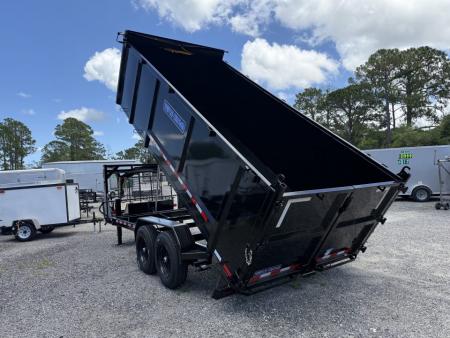 New 2026 Triple Crown Trailers 7x16 Gooseneck Dump Trailer – 16K GVWR | 4' High Sides | Heavy-Duty Dump Trailer