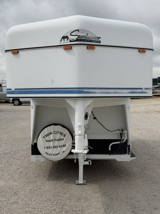 Used 1998 Sundowner 2 Horse Gooseneck Horse Trailer