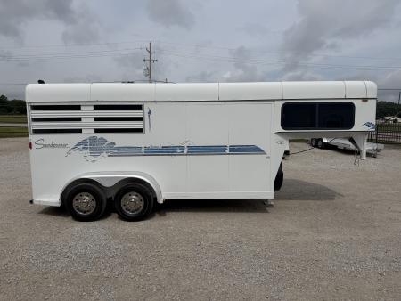 Used 1998 Sundowner 2 Horse Gooseneck Horse Trailer