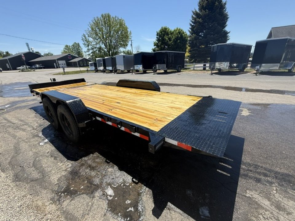 New 2026 Rice Trailers 7X20 SPLIT TILT Equipment Trailer