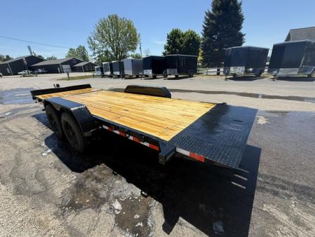 New 2026 Rice Trailers 7X20 SPLIT TILT Equipment Trailer
