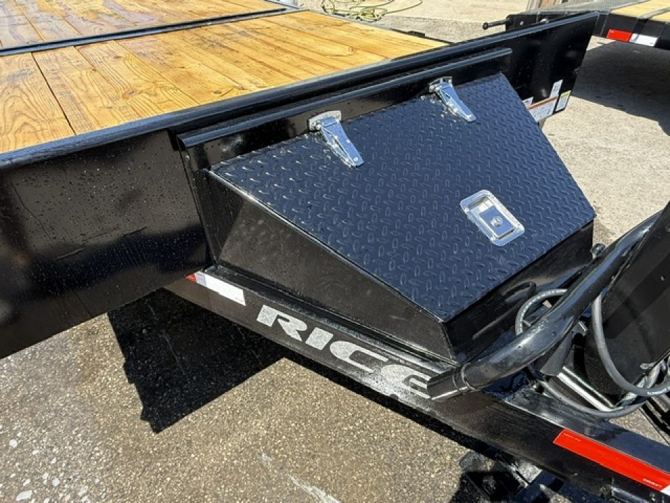 New 2026 Rice Trailers 7X22 SPLIT TILT Equipment Trailer