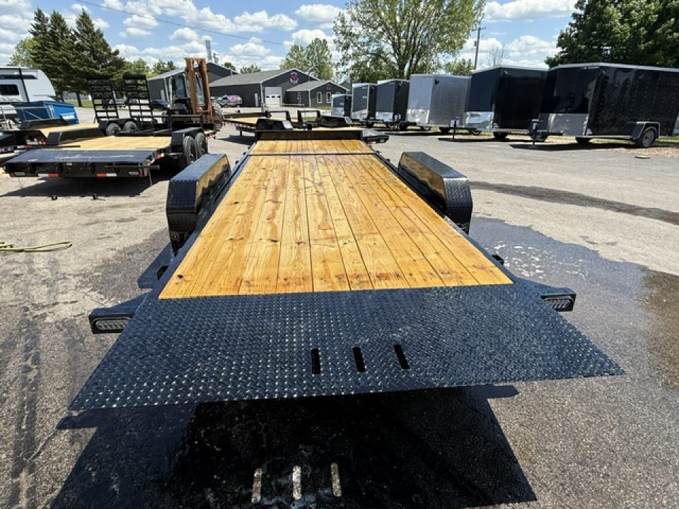 New 2026 Rice Trailers 7X22 SPLIT TILT Equipment Trailer