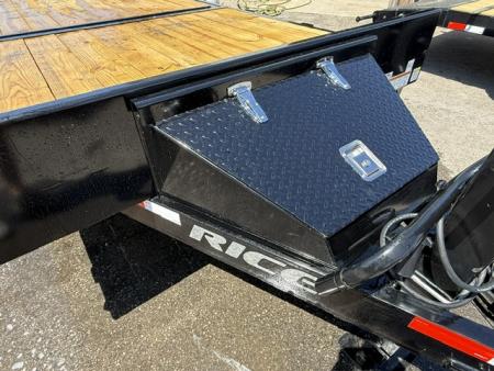 New 2026 Rice Trailers 7X22 SPLIT TILT Equipment Trailer